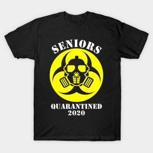 Senior Quarantined Class Of 2020 Graduation Gift T-Shirt T-Shirt